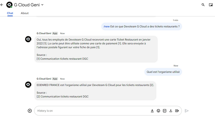 Erstellen Sie einen Google Chat-Bot mit Ihren eigenen Daten mit Vertex AI Search und Google Apps Script