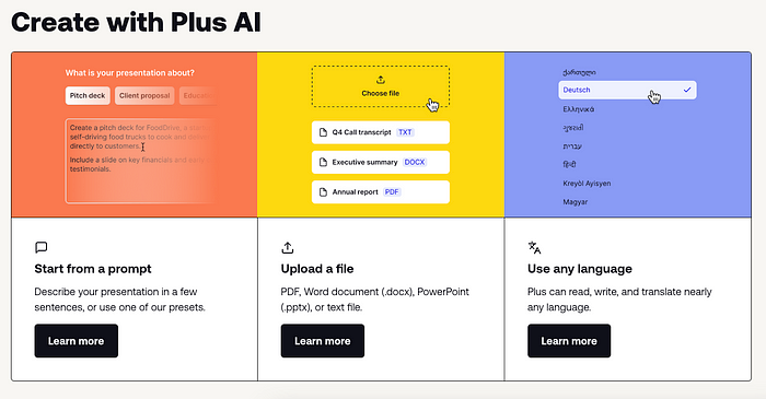 Plus AI Review: Erstelle Google Slides in Sekunden mit KI