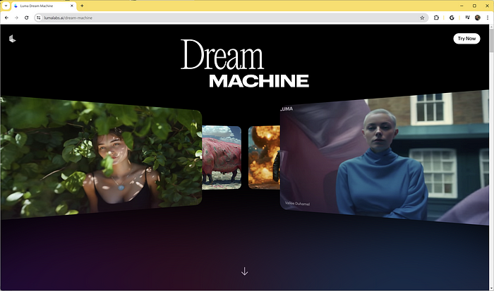 Luma stellt Dream Machine vor - Ein AI-Video-Generator, den du tatsächlich nutzen kannst